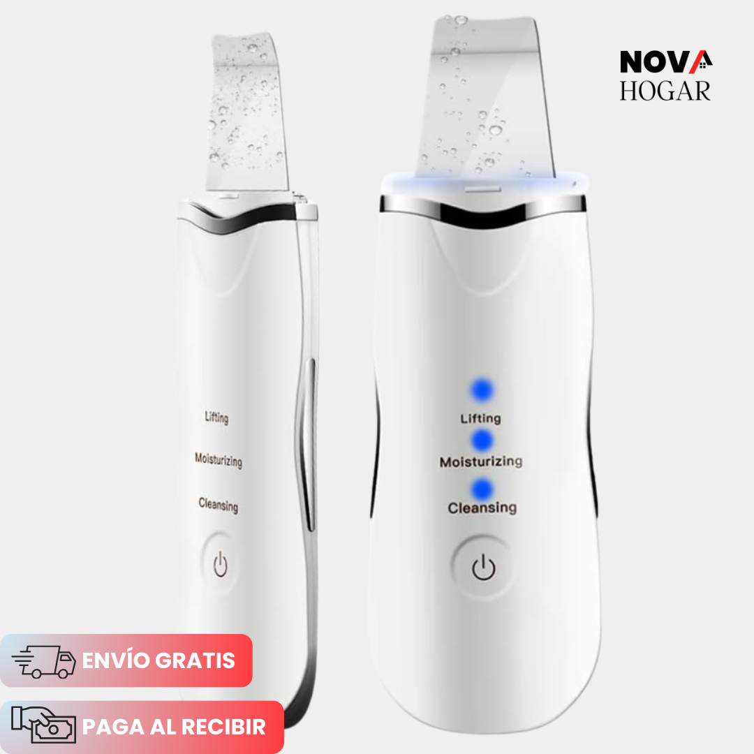 SkinLift™ Limpiador Ultrasónico + Guía para Piel Bella