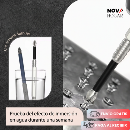 QuickBit™ Pack x6 Puntas Magnéticas para Atornillado