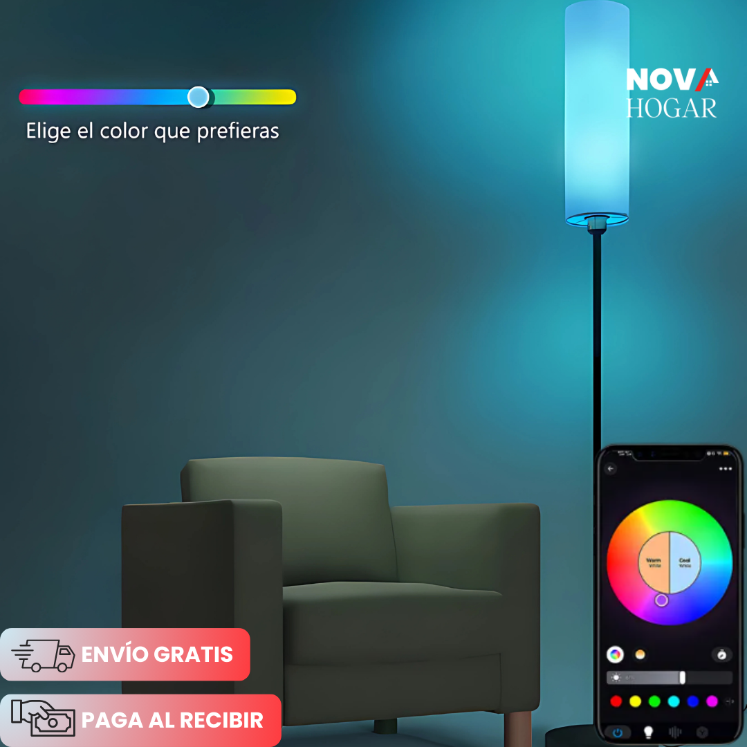 LumaRise™ Lámpara de Piso Inteligente RGB