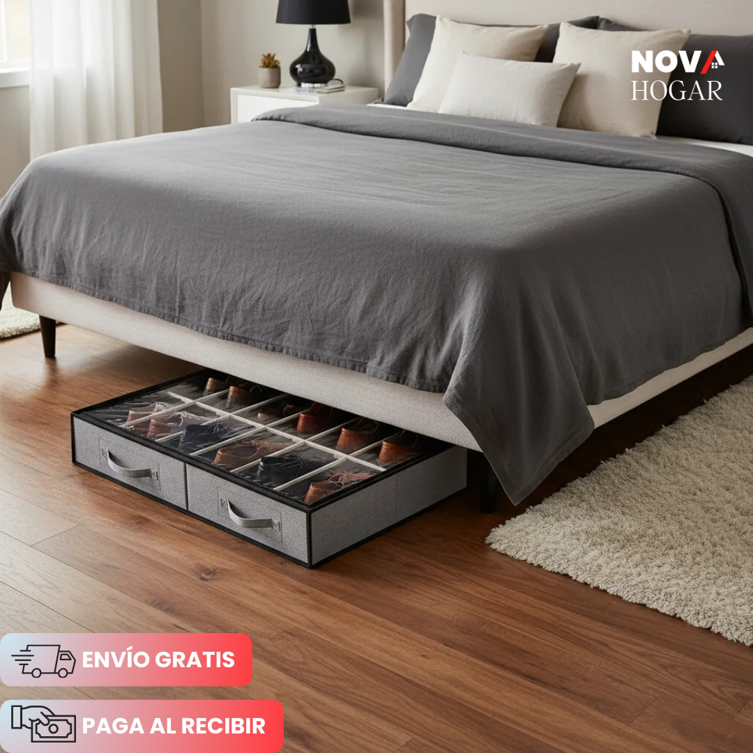 ShoeStow™ Zapatero Organizador Bajo la Cama