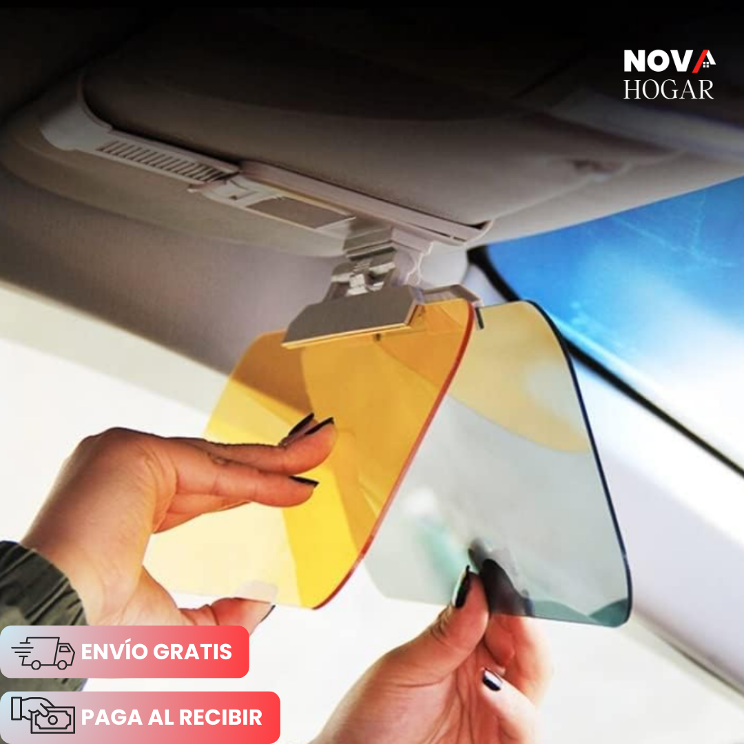 SafeGlare™ Visor Anti-Deslumbramiento 2 en 1 para Auto