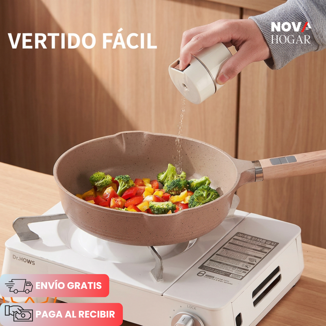 MagnaSpice™ Pack x6 Condimenteros Magnéticos Para Cocina