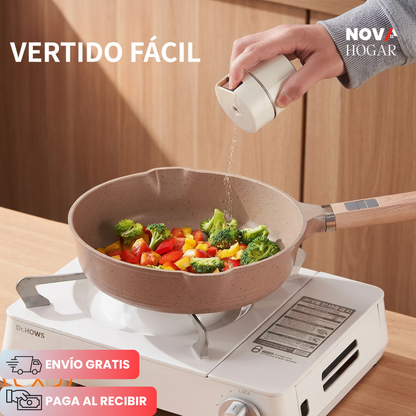 MagnaSpice™ Pack x6 Condimenteros Magnéticos Para Cocina