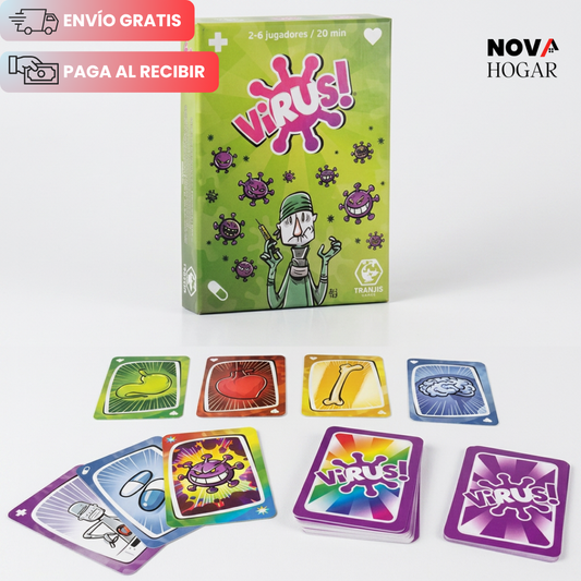 Virus™ Juego cartas y Estrategia Viral