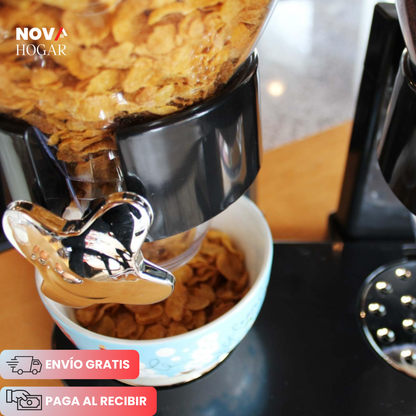 TwistServe™ Dispensador Doble para Cereales y Granos