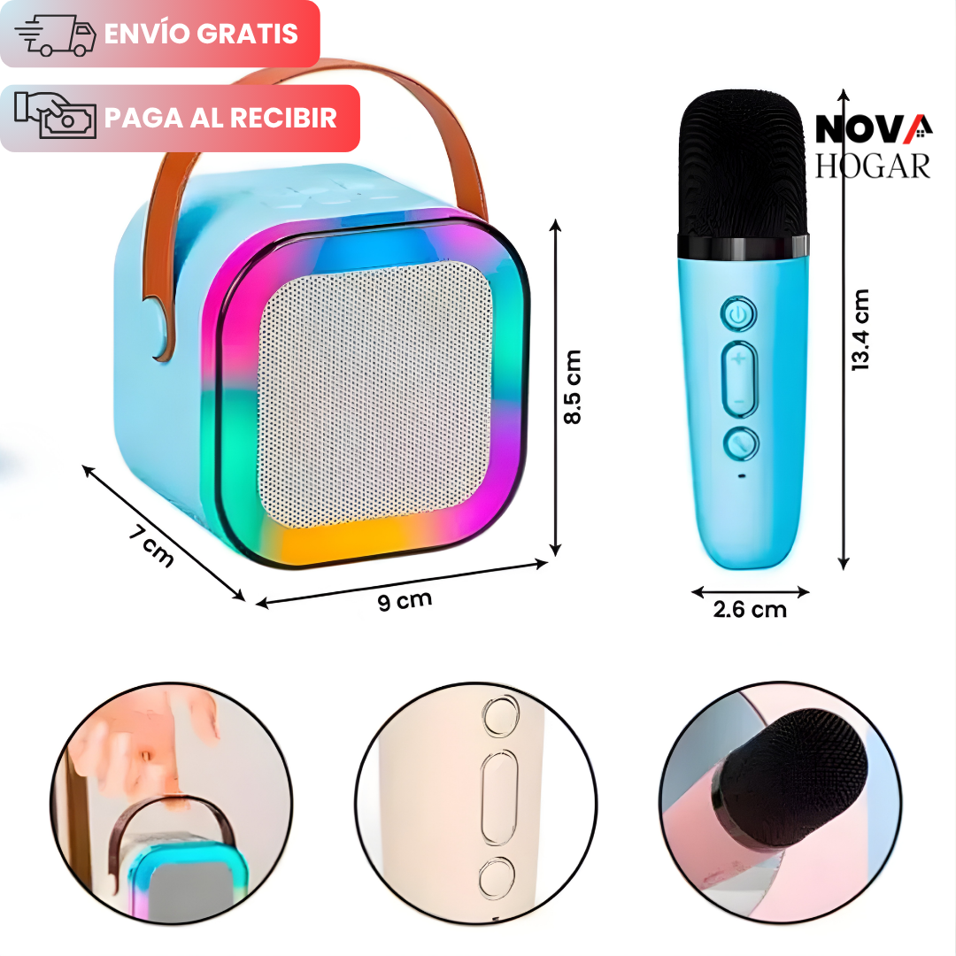K-PopStar Duo™ Altavoz Infantil Bluetooth con 2 Micrófonos