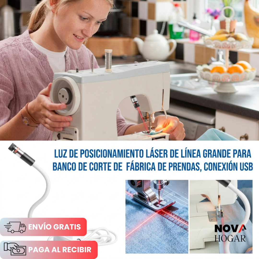 Markless™ Guía Láser Para Máquina de Coser