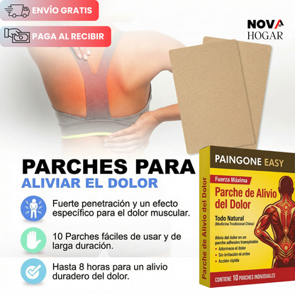 Paingone Easy™ Pack x10 Parches para alivio de Dolor