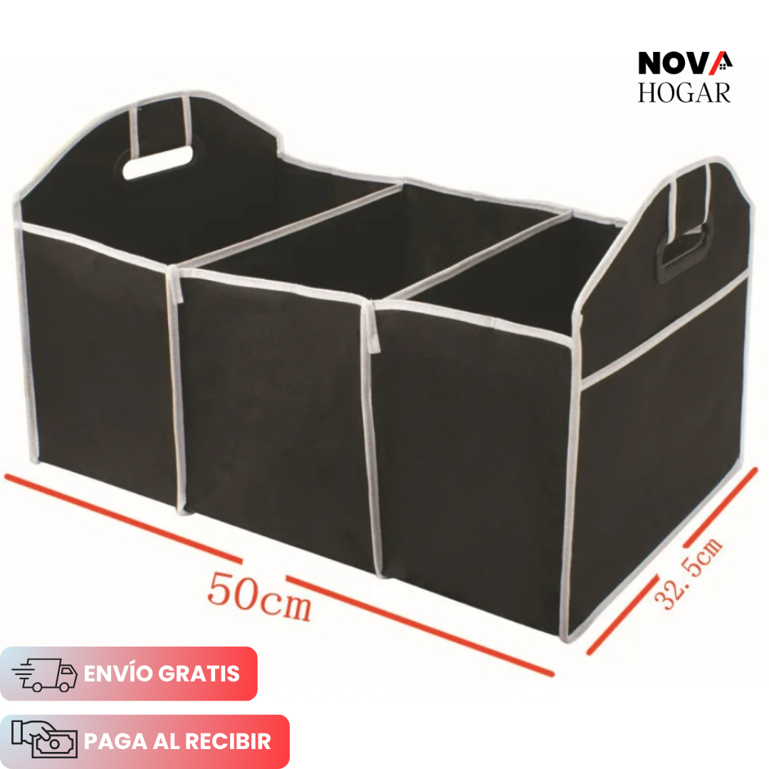 2x1 AutoOrder™ Organizador de Cajuela Plegable para tu Auto