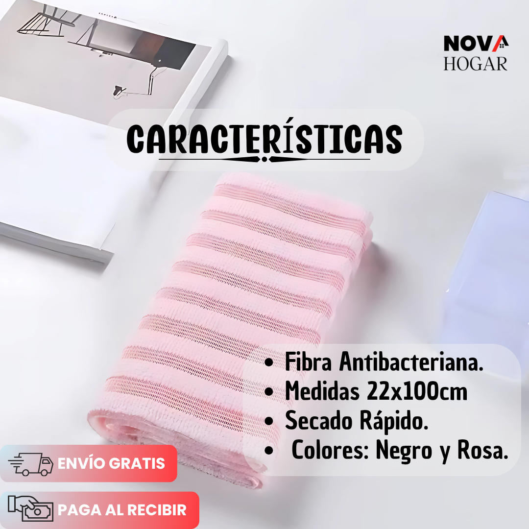 PureScrub™ Toalla Exfoliante Antibacteriana Corporal