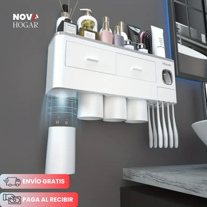 HygieneStation™ Organizador Multifuncional para Baño Diseño Elegante