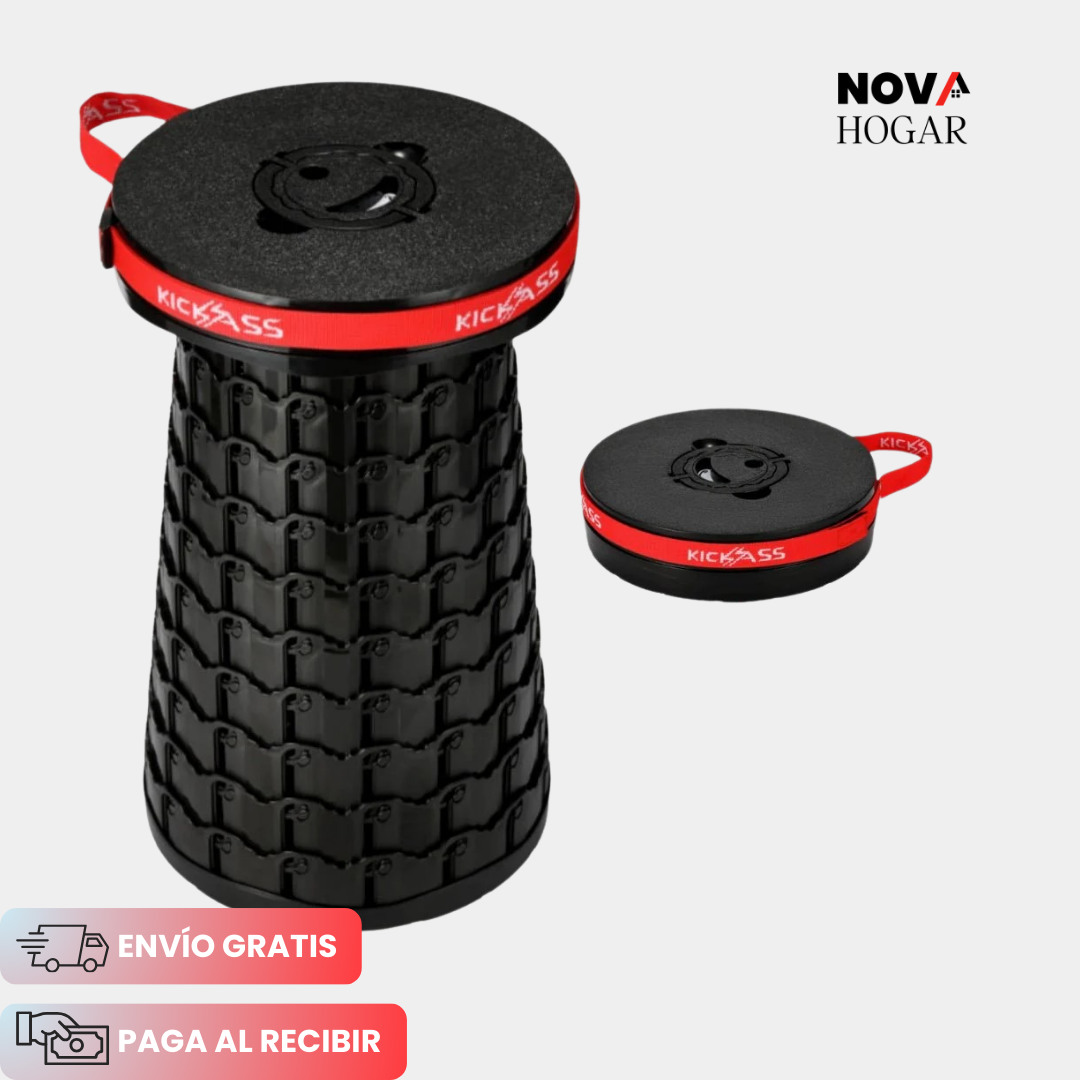 SitStack™ Silla Telescópica Plegable Fácil de Transportar