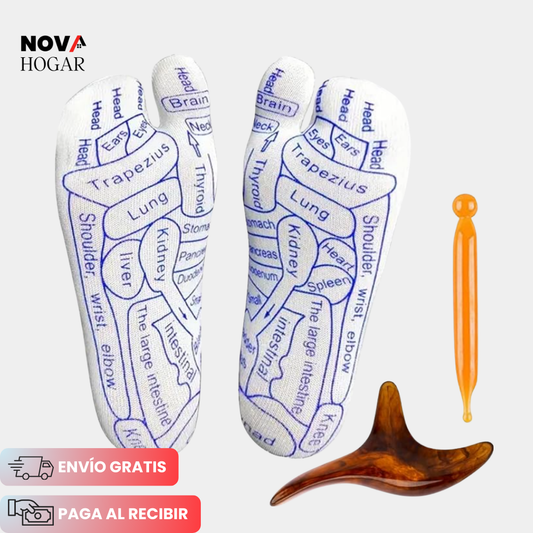 ZenStep™ Calcetines Terapéuticos para Reflexología
