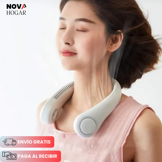TurboFresh™ Ventilador de Cuello Portátil Recargable