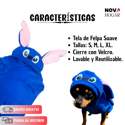 PawCostume™ Disfraz de Stitch para Perros