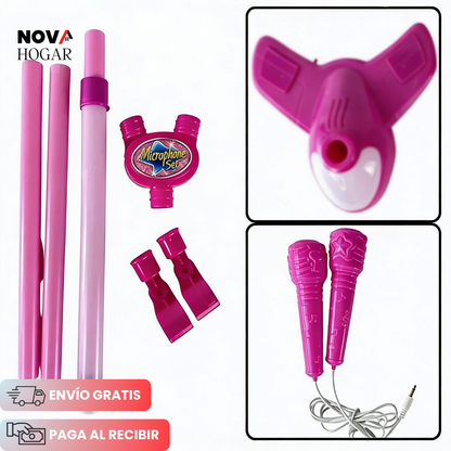 K-Pop Star™ Micrófono Infantil con Luces y Bluetooth