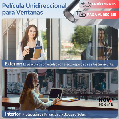 LuxeTint™ Polarizado de Privacidad para Ventanas