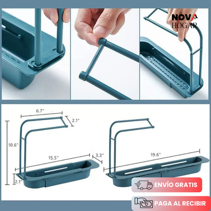FlexiDry™ Soporte Escurridor Extensible para Lavaplatos