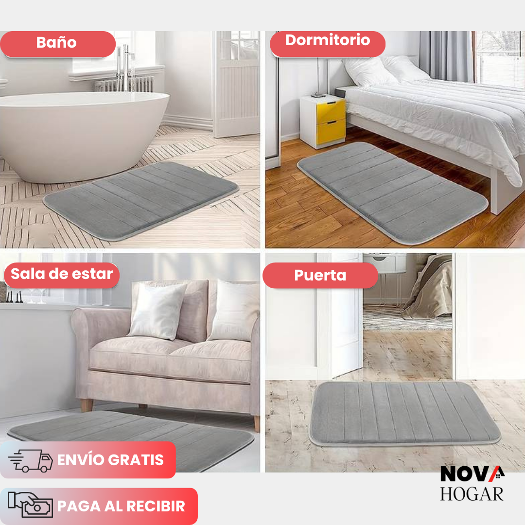 Oferta 2x1 ComfortBath™ Tapete Ultra-Absorbente con Suavidad Premium