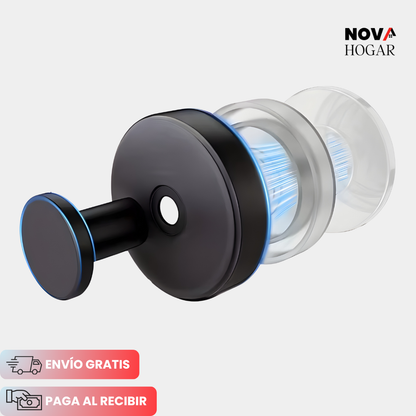 4x2 GripLock™ Gancho de Succión Metálico para Baño