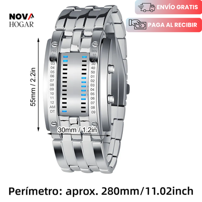 Axiom™ Elegante Reloj Digital Binario para Hombre