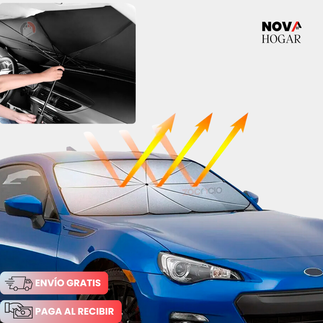SunShield™ Parasol Protector para Auto Tipo Sombrilla