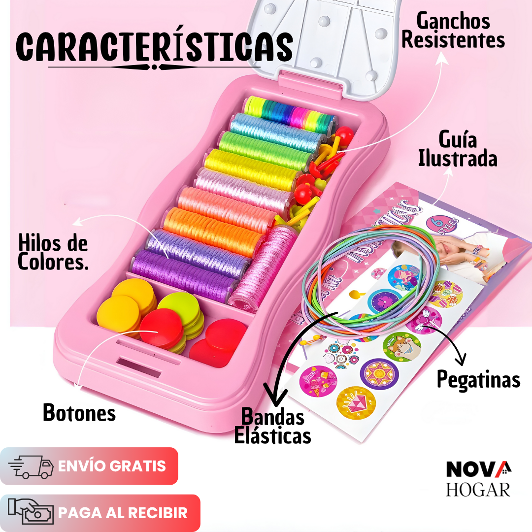 CharmLoom™ Kit Creativo de Bisutería para Niñas