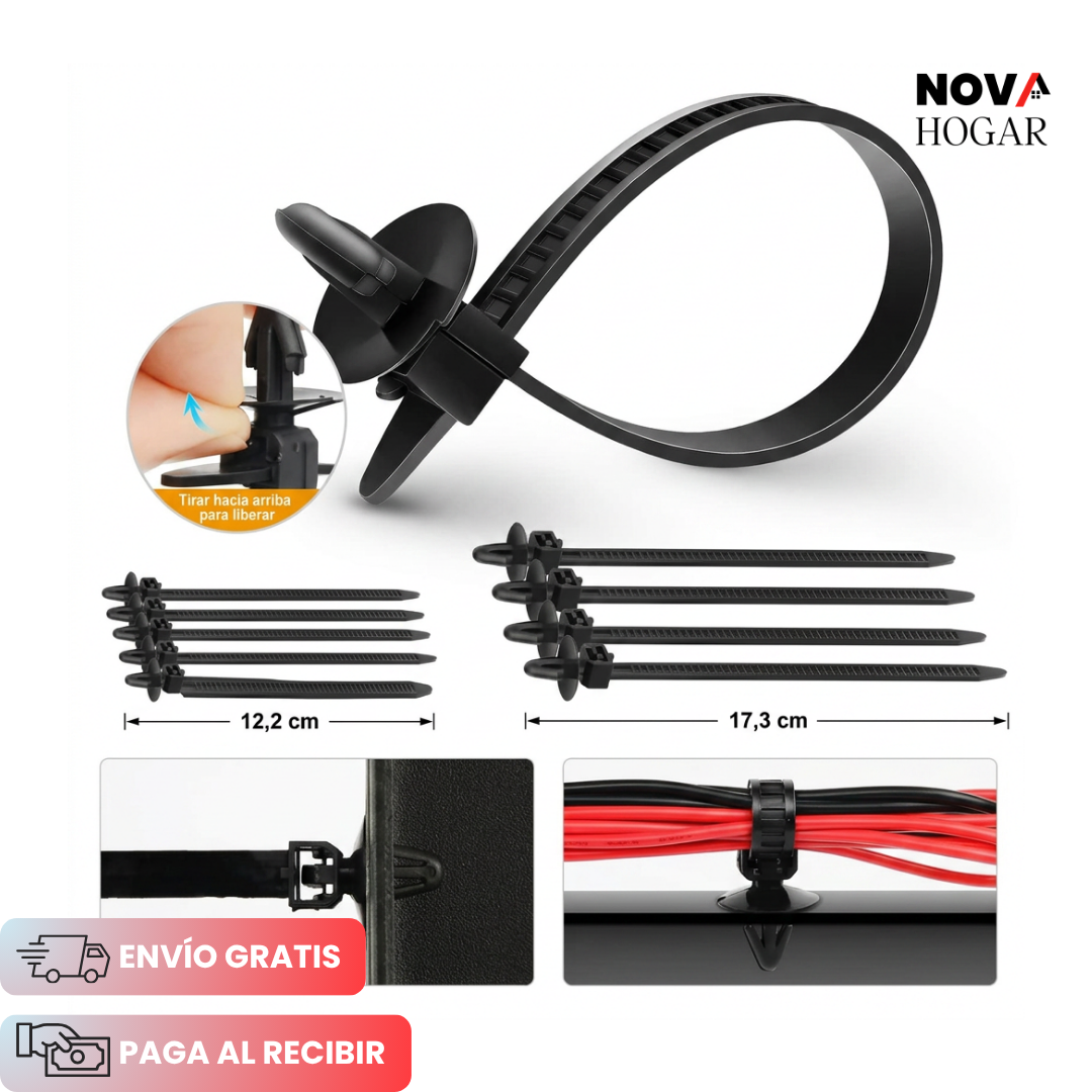 FixClips™ Kit de 800 Clips Automotriz
