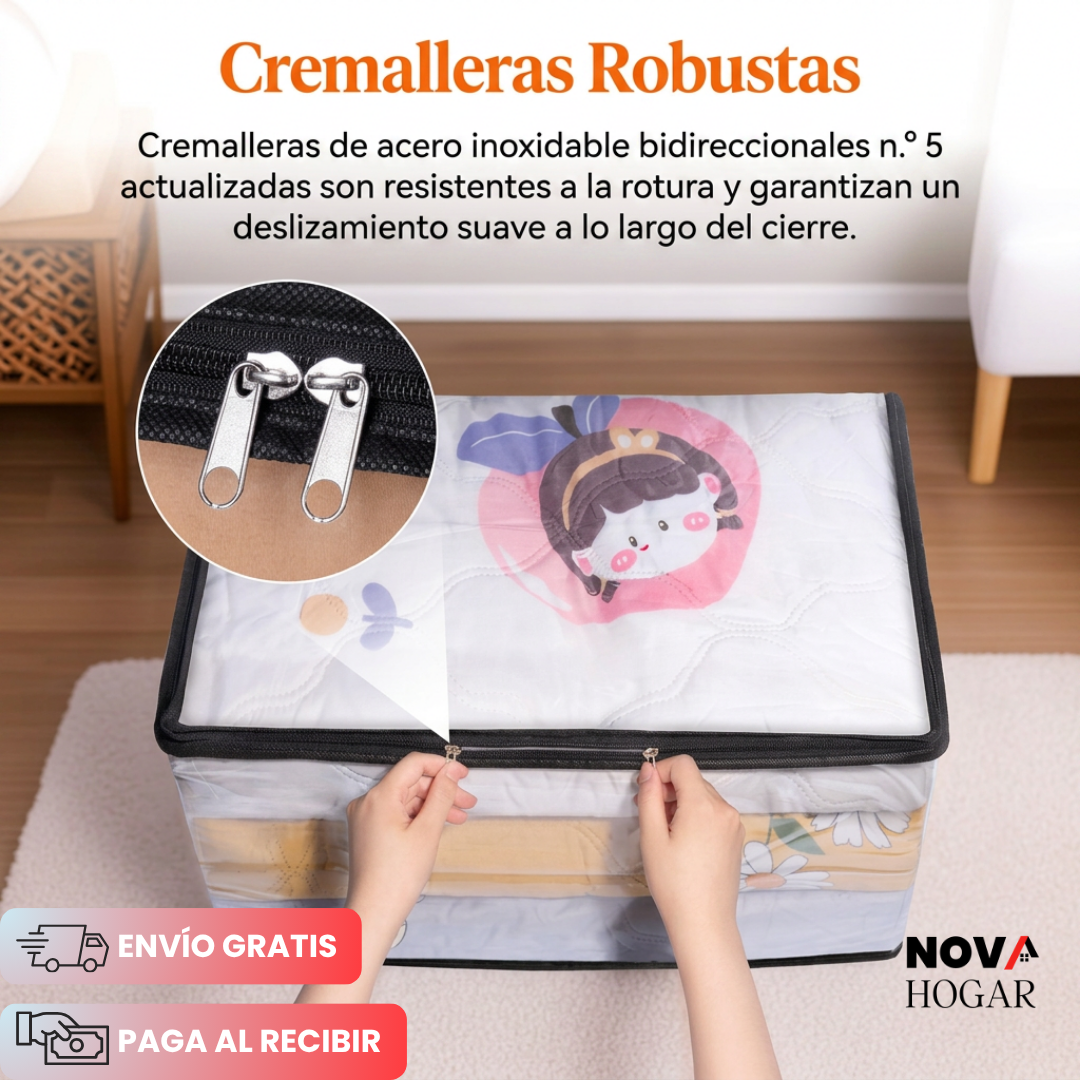 2x1 PackGuard™ Bolsas Organizadoras Grandes Transparentes
