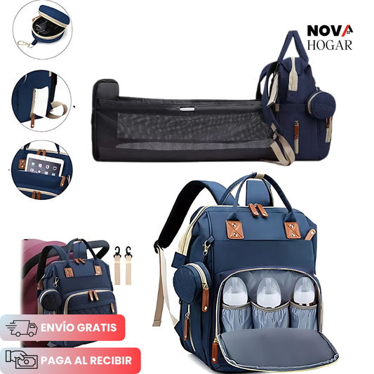 BabyPack™ Pañalera Multifuncional con Cuna