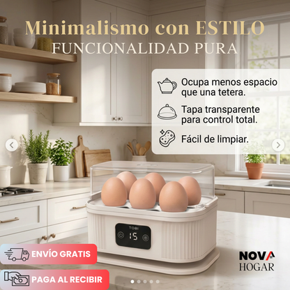 EggSwift™ Cocedor De Huevos Automático y Rápido