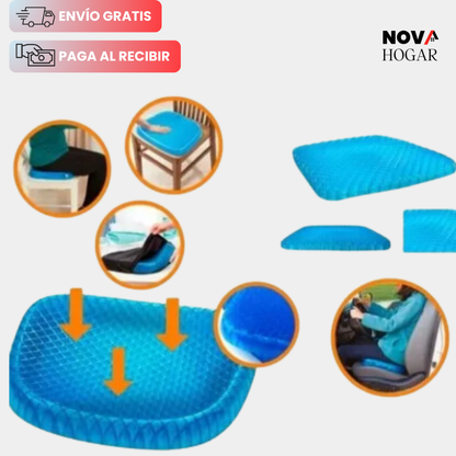 PosturePerfect™ Cojín de Gel Extra-suave + Funda de Regalo