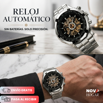 Kroz™ Reloj de Movimiento Automático en Acero