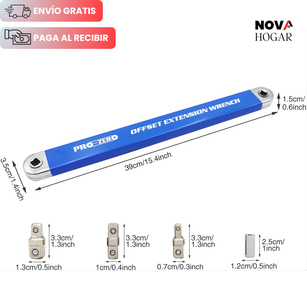 SlimReach™ Set de Llave Extensor para Trinquete