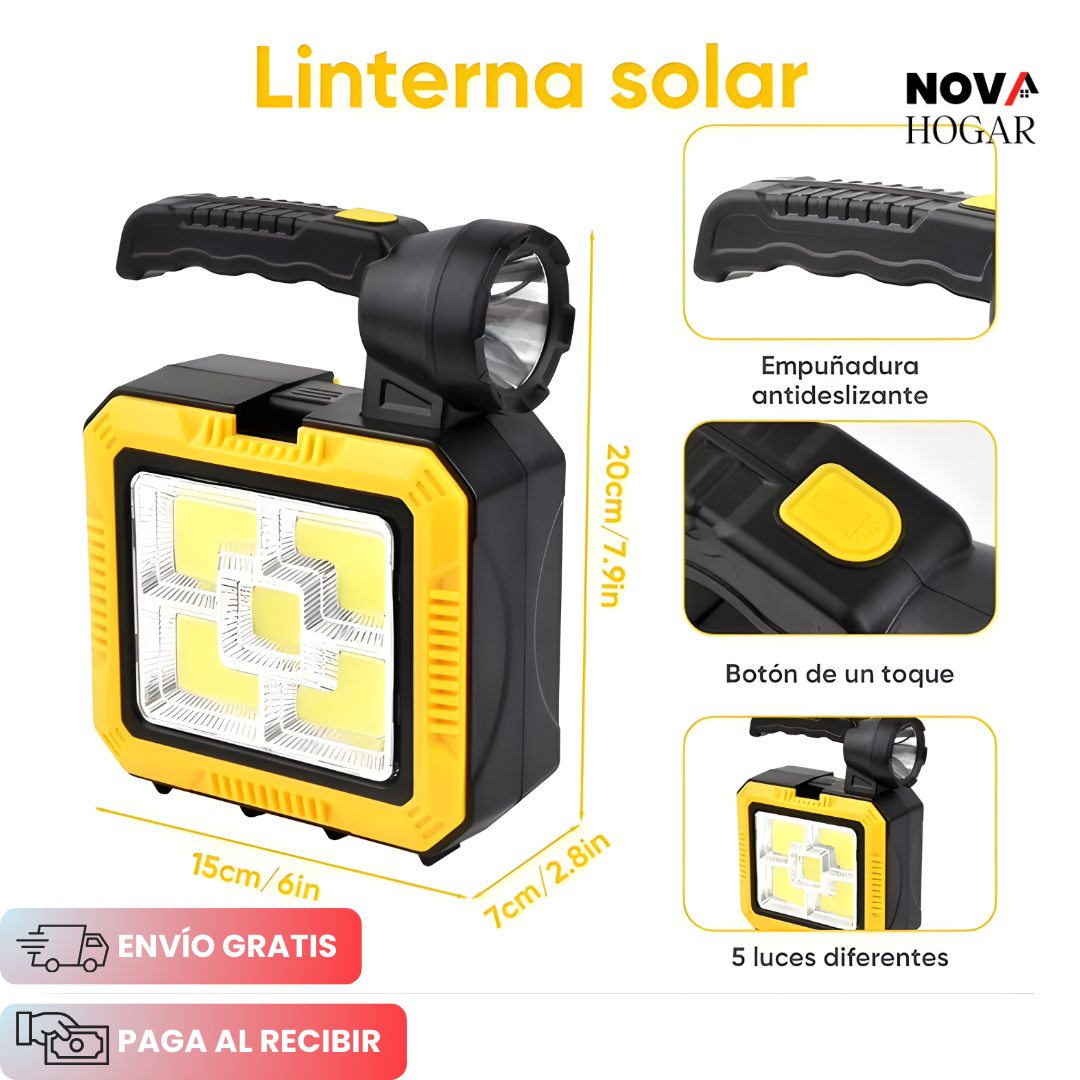 LumiTool™ Lámpara Multifuncional Con Caja de Herramientas