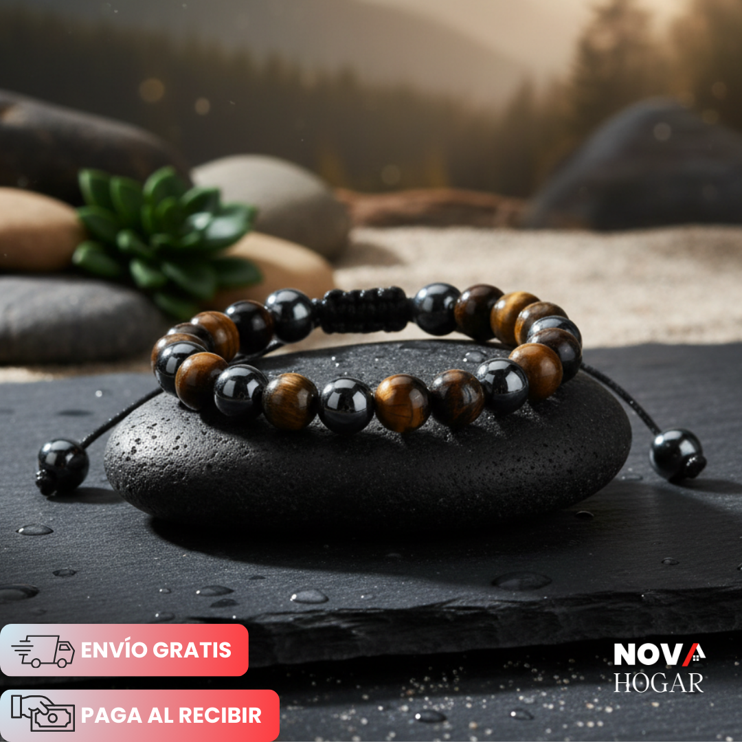 VitalGem™ Pulsera de Hematita y Ojo de Tigre