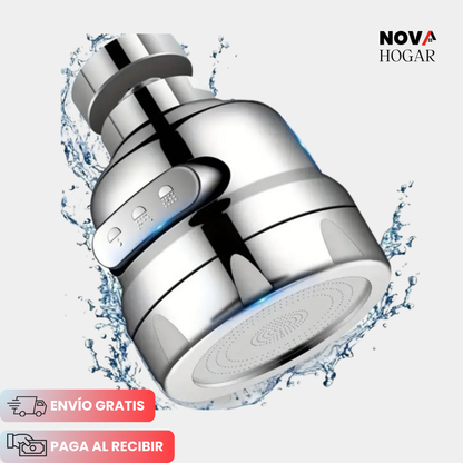HydroFlex™ Moderno Adaptador de Grifo Flexible con Modos Ajustables