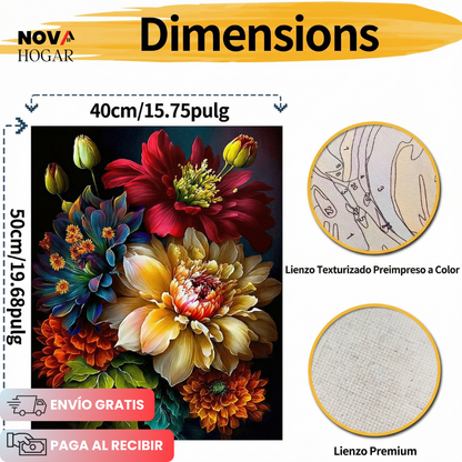 ArtEase™ Kit de Lienzo para Pintura con Números