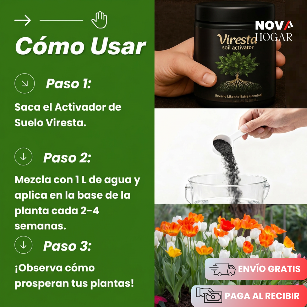 Viresta™ Activador de Suelo Orgánico Concentrado de 450gr