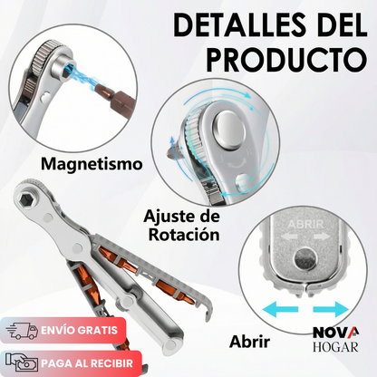 NanoTorque™ Destornillador de Trinquete 9 en 1