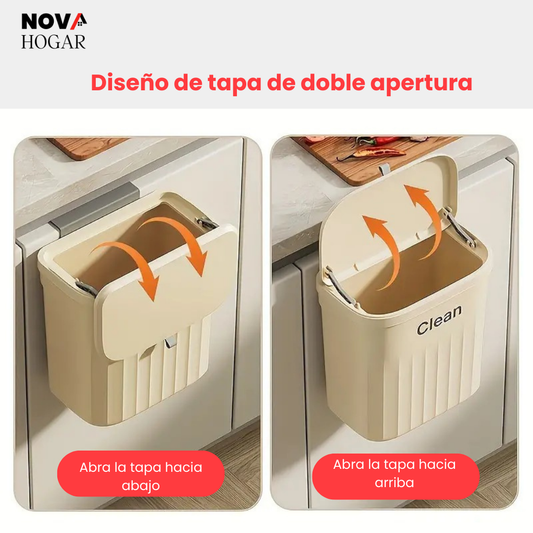 EasyHang™ Canasta de Basura Colgante con Apertura Versátil
