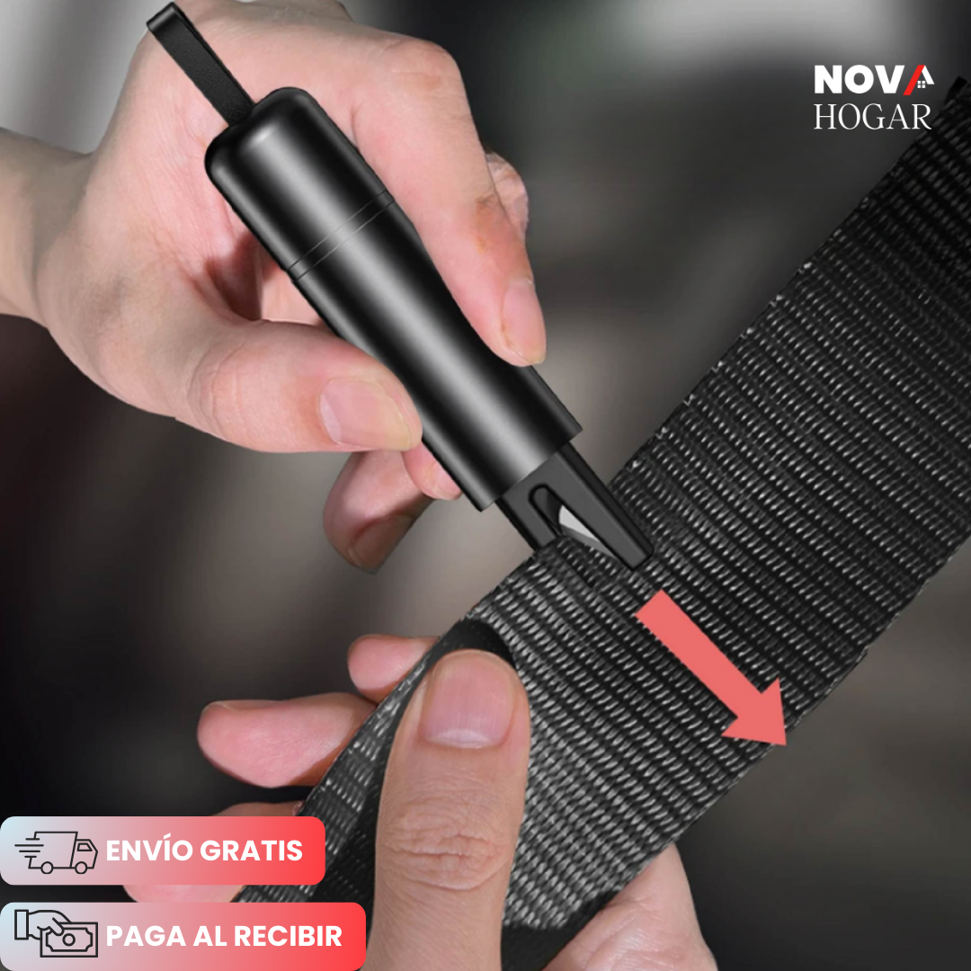 SafetyMaster™ Herramienta 2 en 1 para Emergencia Vehicular