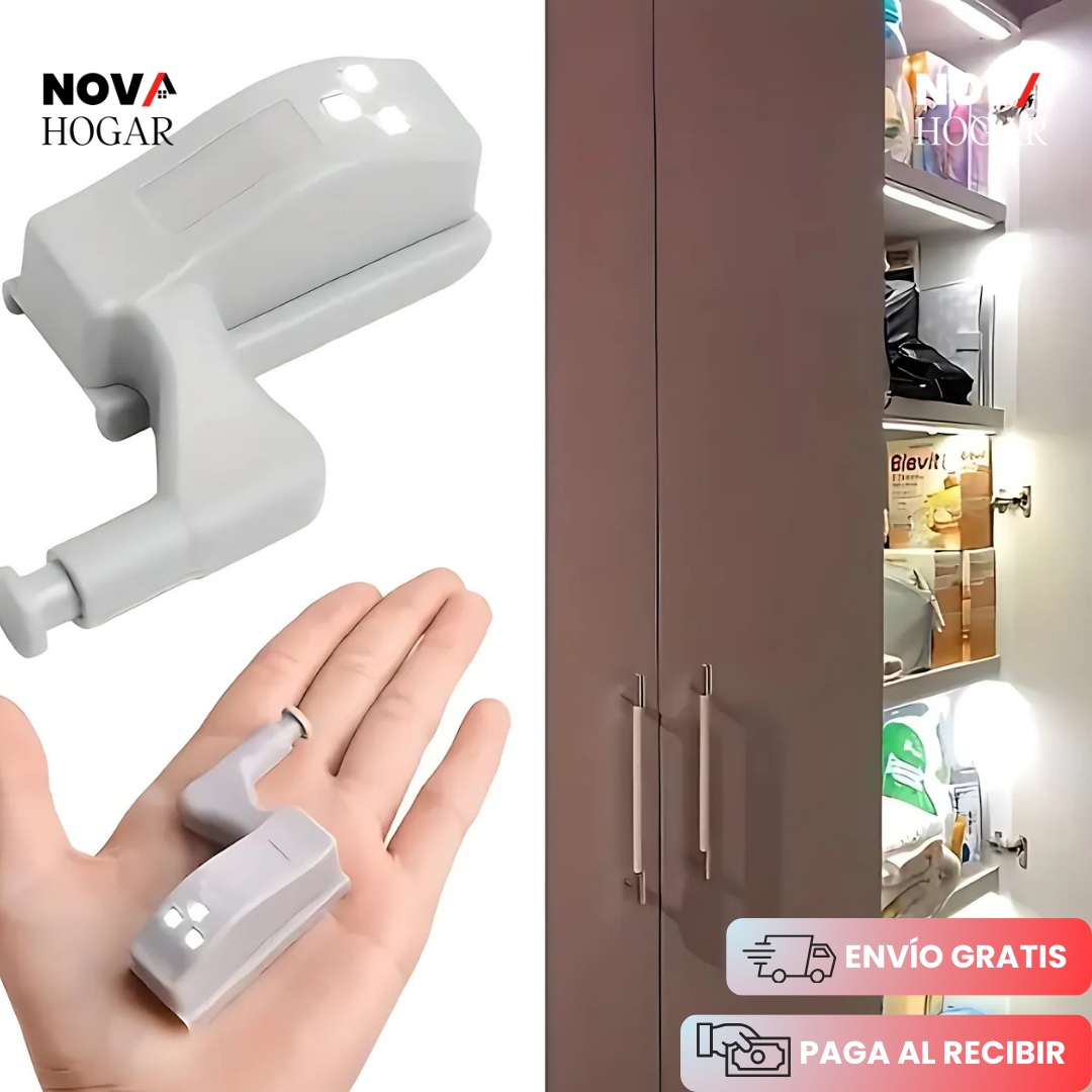 Pack x6 LightLatch™ Luz Automática para Bisagras