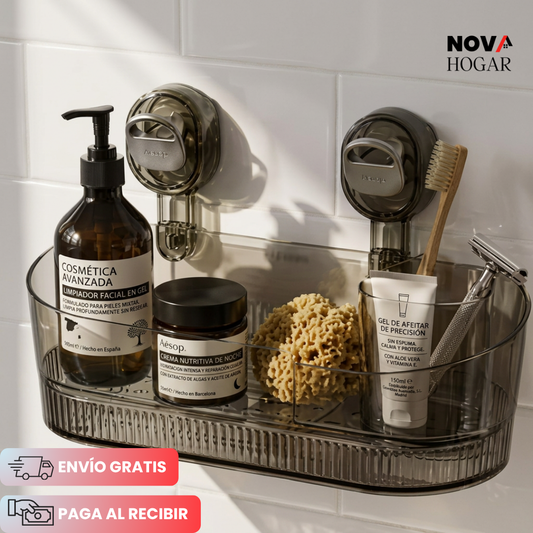 SnapMount™ Organizador sin Perforaciones para Baño