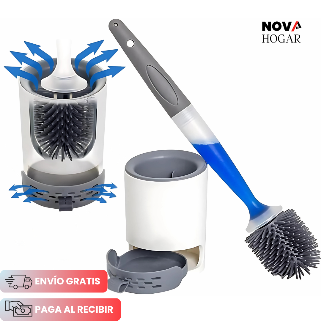 SwiftClean™ Cepillo de baño Inteligente con Dispensador