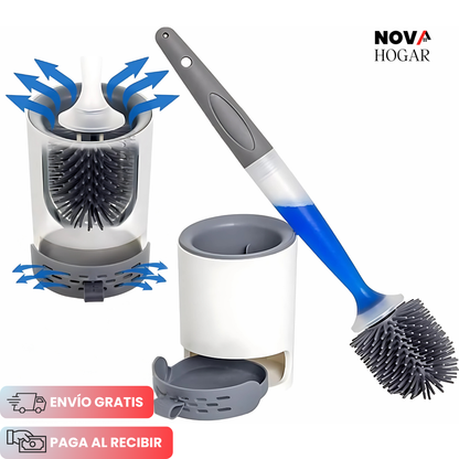 SwiftClean™ Cepillo de baño Inteligente con Dispensador