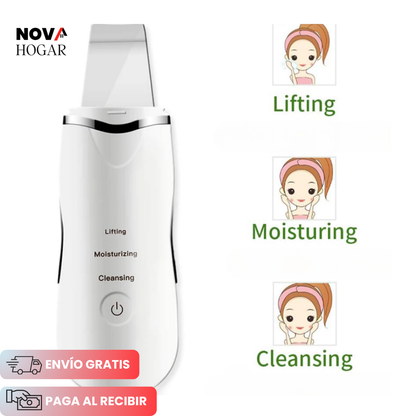 SkinLift™ Limpiador Ultrasónico + Guía para Piel Bella