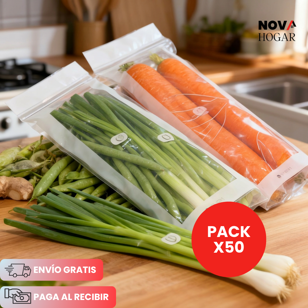 FridgeGuard™ Set X50 Bolsas de Sellado Hermético