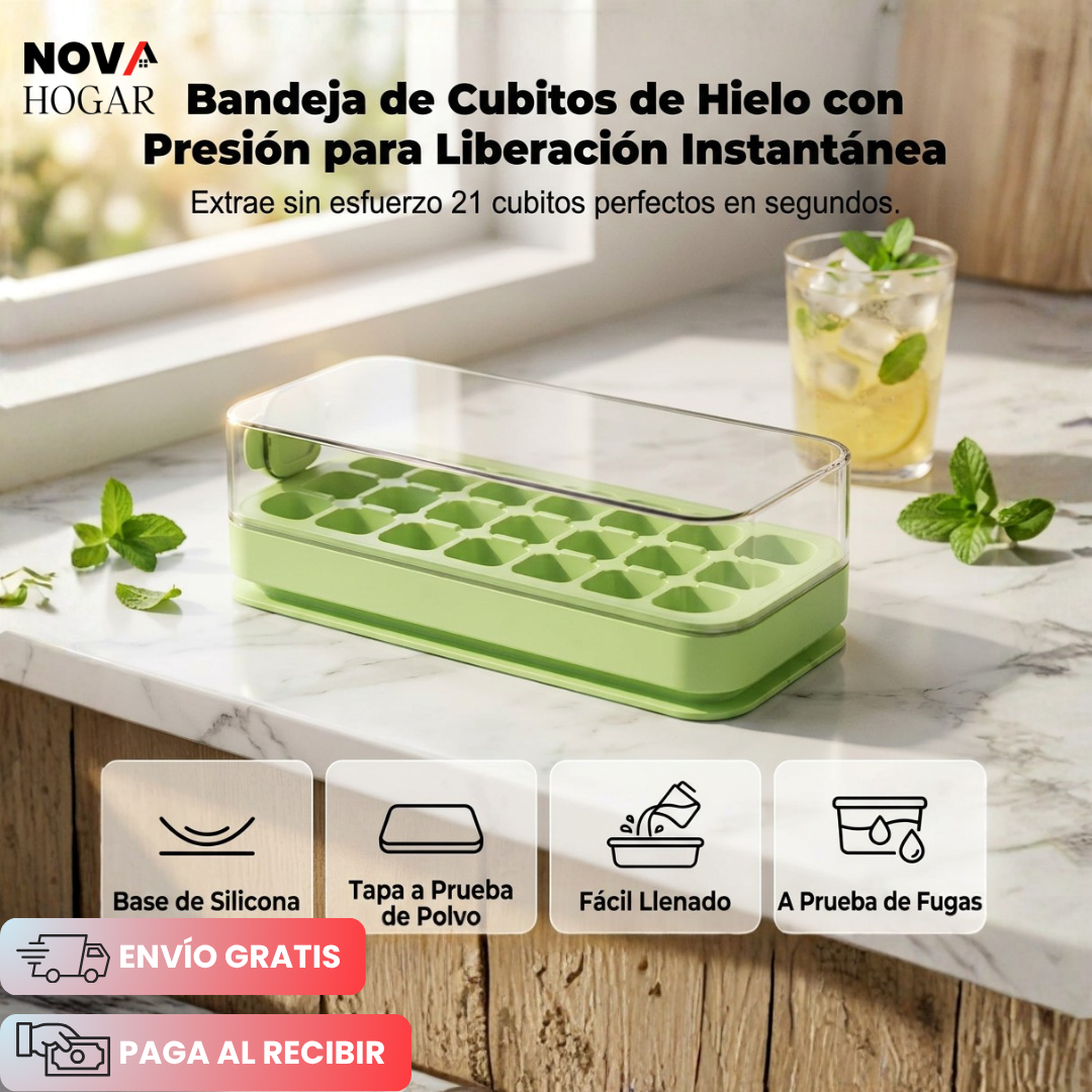 QuickIce™ Bandeja de Hielo Desmolde Rápido