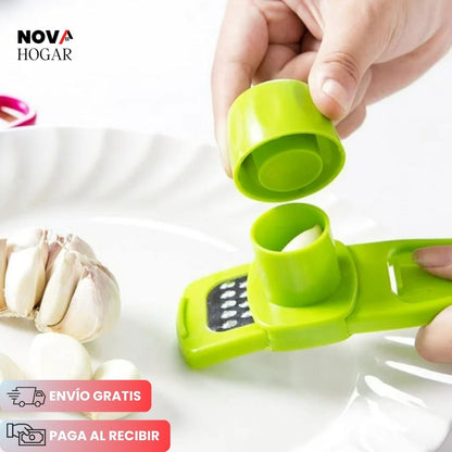 2x1 ZestCrush™ Mini Rallador Multiusos de Ajo y Especias